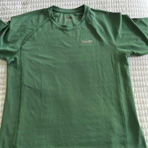 World Wide Sportsman Solid Raglan Short-Sleeve Crew for Men green large